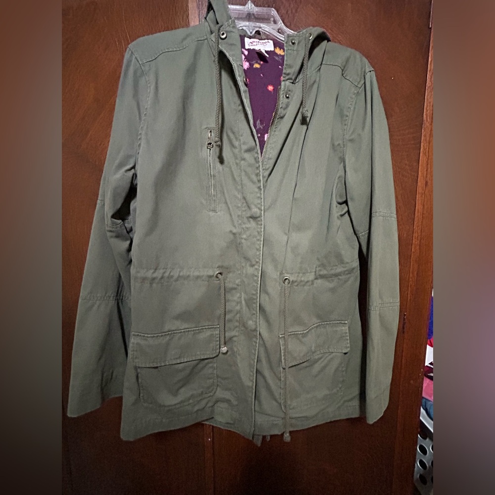 Arizona Jean Company Forest Green Utility barn chore Jacket size large